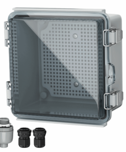 Electrical Transparent Junction Box + Components (150mm x 150mm x 90mm) (Waterproof)