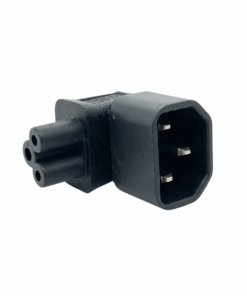 Clover Female (C5) to IEC Male (C14) Vertical Adaptor (2.5A) (250V AC)