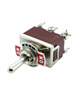 On/Off/On Momentary Toggle Switch (12V DC / 30A) (DPDT)
