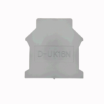 DUK-16 DIN Rail Mounted Terminal Block End Cover (Grey)