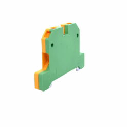 EK4/35 DIN Rail Screw Clamp Earth Terminal Block (4mm2 Wire Size) (Green + Yellow)