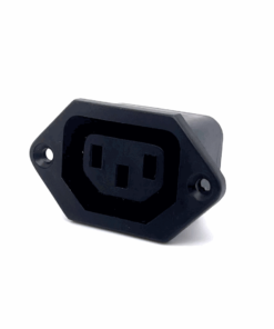 Computer IEC C13 AC Power Panel Mount Female Connector (10A) (250V AC)