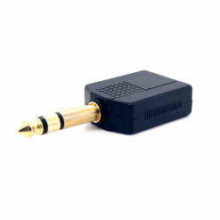 6.35mm Stereo Male to 2 x 6.35mm Stereo Female Connector