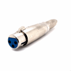 XLR (Cannon) Female to 6.35mm Mono Female Adaptor