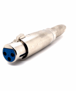 XLR (Cannon) Female to 6.35mm Mono Female Adaptor