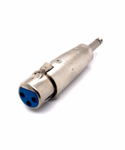 XLR (Cannon) Female to 6.35mm Mono Male Adaptor