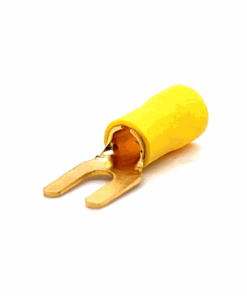 Spade Male Connector (Gold) (Yellow)