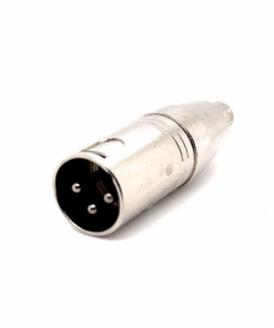 XLR (Cannon) Male to RCA Female Adaptor