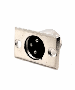 XLR (Cannon) Panel Mount Male Connector