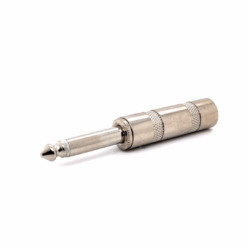 6.35mm Mono Male Connector (10mm OD / Metal)