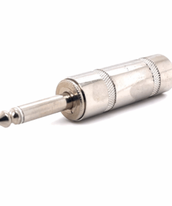 6.35mm Mono Male Connector (17mm OD / Metal)