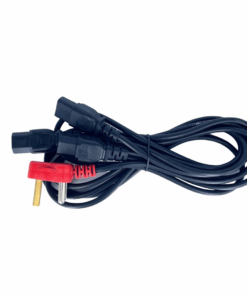 3-way IEC AC Cable (Dedicated Red Plug) (2m + 1m) (6A) (250V AC)