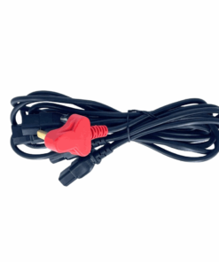 4-way IEC AC Cable (Dedicated Red Plug) (2m + 1m) (6A) (250V AC)