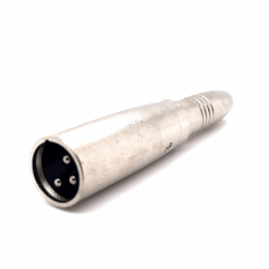 XLR (Cannon) Male to 6.35mm Mono Female Adaptor