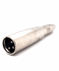 XLR (Cannon) Male to 6.35mm Mono Female Adaptor