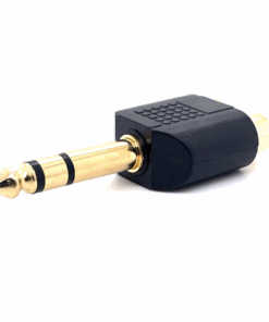 6.35mm Stereo Male to 2RCA Female Adaptor
