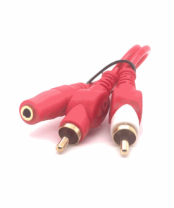 3.5mm Stereo Female to 2RCA Male Cable (15cm)