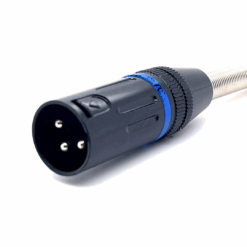 XLR (Cannon) Male Connector + Cable Spring