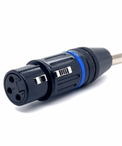 XLR (Cannon) Female Connector + Cable Spring
