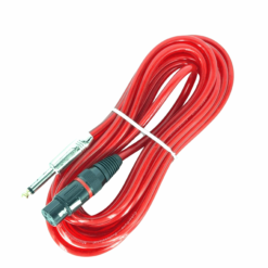 XLR (Cannon) Female to 6.35mm Mono Male Cable (5m)