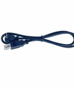 USB A Female to USB Mini Male Angle Cable (0.5m) (Car Audio)