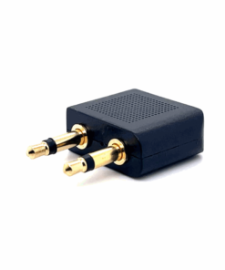 3.5mm Mono Male x 2 Aircraft Audio Adaptor