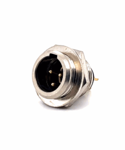 XLR (Cannon) Mini Male Connector (Panel Mount)
