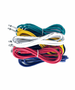6.35mm Mono Male to 6.35mm Mono Male cable (6-pack) (1.5m)