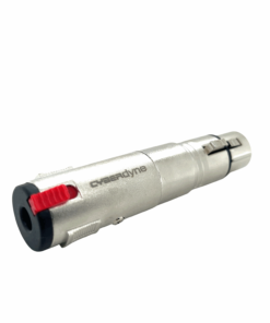 XLR (Cannon) Female to 6.35mm Mono Female Adaptor (Lock Type)