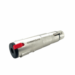 XLR (Cannon) Female to 6.35mm Mono Female Adaptor (Lock Type)