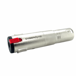 XLR (Cannon) Male to 6.35mm Mono Female Adaptor (Lock Type)
