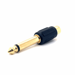 6.35mm Mono Male to RCA Female Adaptor (Plastic)