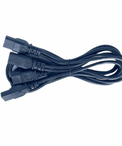 IEC Male to 3 x IEC Female Cable (2m + 1m) (6A) (250V AC)